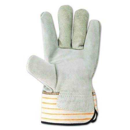 Magid Top Gunn Leather Palm and Back Gloves with Safety Cuff, 12PK TB628E